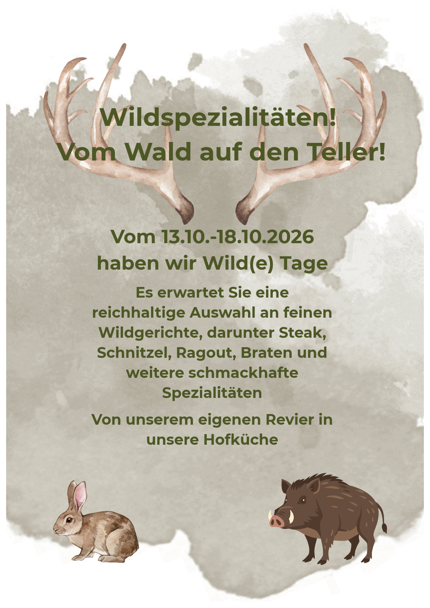 Wilde Tage